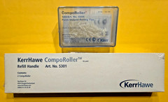 KERR CompoRoller 2 handle + 100 Point Shaped 5306 Rolling Tips. Swiss made