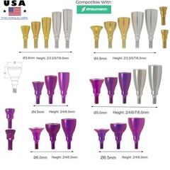 Implant NC/RC Closed Open Tray Impression Coping Healing Abutment for Straumann