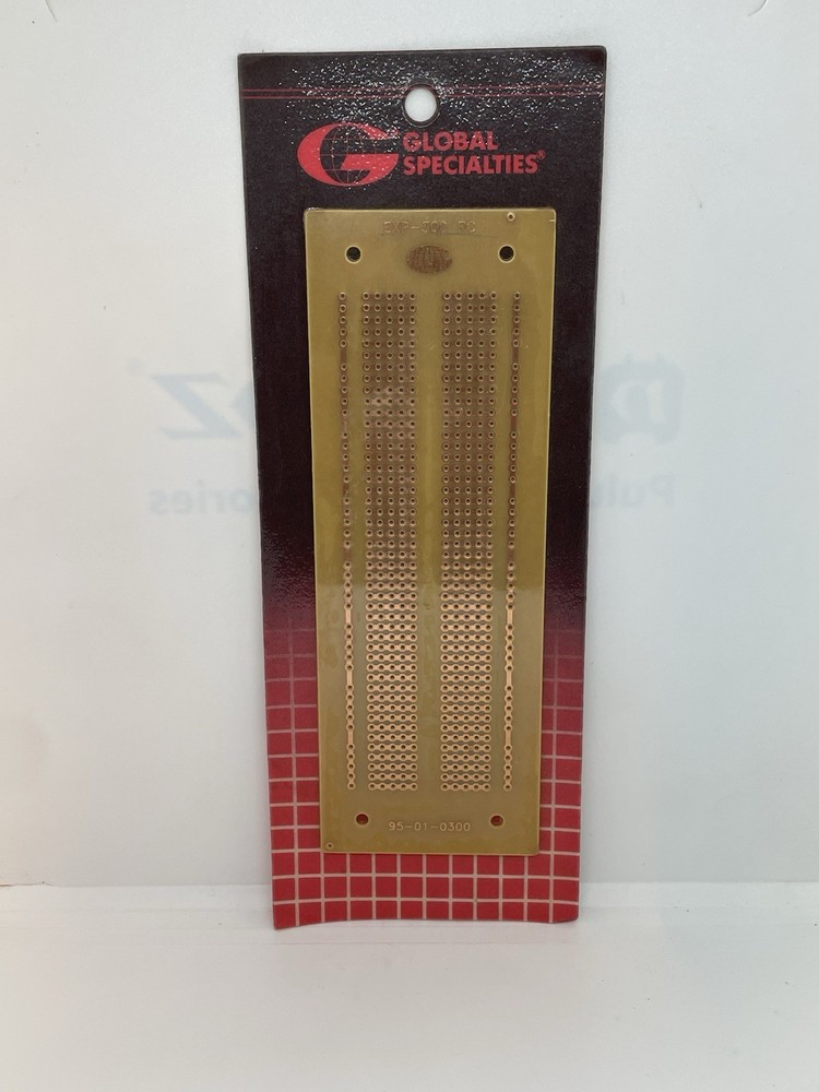 Global Specialties EXP-300 PC Solderless Breadboard , 6″ x 2”