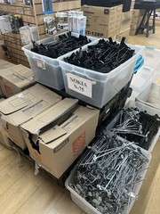Lot Of 10 12” Gridwall Hooks – Black Hooks For Grid Panel Displays –