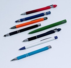 100 Misprint METAL Click Pens Bulk Wholesale MULTICOLOR Premium Pen Lot
