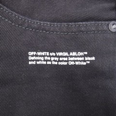 OFF-WHITE c/o Virgil Abloh Diagonal Pocket Slim Jean Black Men’s Size 32