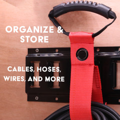 Extension Cord Organizer E Track Accessory 4 Pack Cable Management Storage Strap