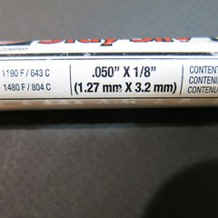 Harris Stay- Silv 15 Silver Brazing Rods – Qty. 22 + 1 And 1/2 Pieces