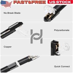 Reusable Quick Wire Connectors 80Pcs Plug-In Cable Terminal Blocks