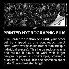 Forged Carbon Fiber 66 – 18″x46″ Hydrographic Film Hydro Dipping