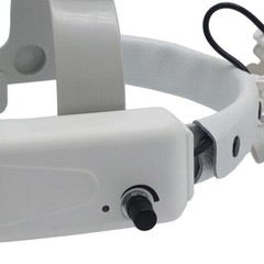 Dental Surgery Medical Lab Headband Binocular Loupes 3.5X with 5W LED Light Lamp