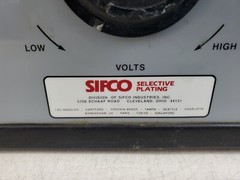 Sifco CalcuPlate II Selective Plating Computer Power Pack CP30-25-115-1