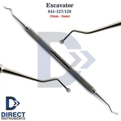 Set of 3 Dental Spoon Excavators Restorative Cavity Decay Removal Double Ended