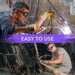 TRQWH Auto Darkening Welding Glasses True Color Solar Powered Safety Goggles