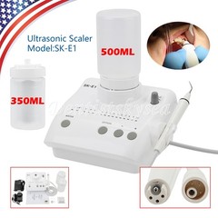 SKYSEA Dental Portable Ultrasonic Piezo Scaler 2*Bottles Tips Fit EMS Handpiece