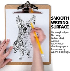 Environmentally Friendly Clipboards, Letter Size, 3-Piece Set with Hanging Hole
