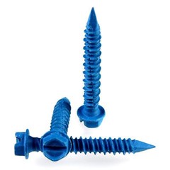 Concrete Hex Head slotted 3/16 x 1-1/4″ block / Brick, Masonry Screw Tapcon