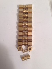 5/16″ Brass Compression Fittings-10 Pcs Per Bag