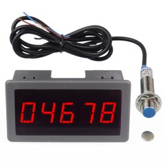 5-Digit LED Digital tachometer RPM Meter For Brushless Motor Fan Hall Sensor NPN