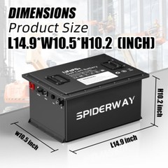 25.6V (24V) 105Ah Lithium Battery for Genie GS 1530 1532 1930 2632 Scissor Lift