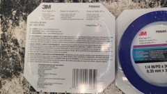 Lot 6 Rolls New- 3M Vinyl Tape 471+ 1/4 in x 36 yd 06405 Indigo