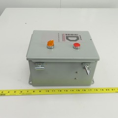 Hoffman A10086CH 10″ x 8″ x 6″ Electrical Enclosure W/Backplate & Switch