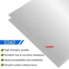 Aluminium Sheet Plate 1060 | 0.3mm–6mm Thick | Cut to Size | Metalworking Sheet