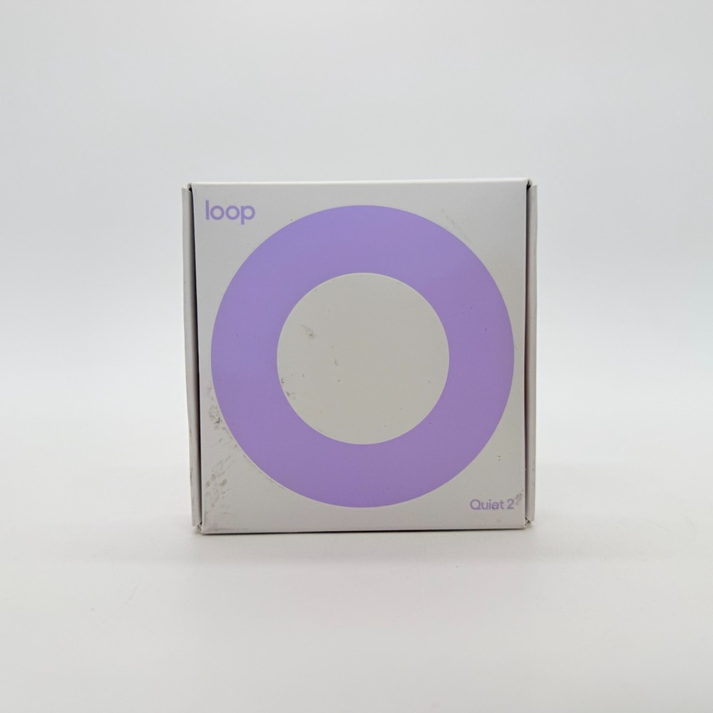 Loop Quiet 2 Earplugs for Noise Reduction Violet New Sealed