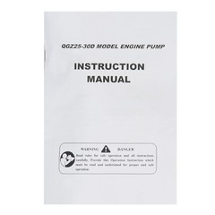 1″ 2-Stroke 1.7HP Gas-Powered Gasoline Water Pump Semi-Trash Water Transfer Pump