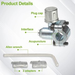 BPV-31 Refrigerator Tap Valve Piercing Valve Kit is fit for 1/4 inch 5/16 in