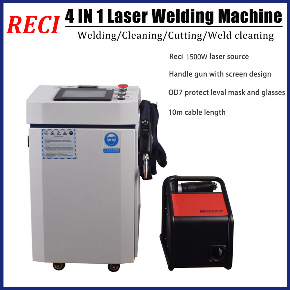 1500W Reci 4 IN 1 Laser Welder Laser Welding Cutting Cleaning Machine Handheld
