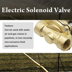 1/2″ PT AC 110V Electric Solenoid Valve Brass Water Air Gas 2W-160-15 US STOCK