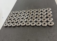 50 Steel Flat Washers .313″ ID x 1″ OD x .300″ Thick – Spacer Discs CNC Hardware
