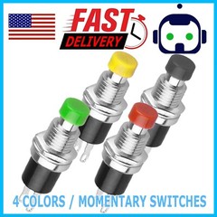 Push Button Red Green Yellow Switch Momentary On Off Push Button