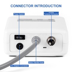 Dental LED Brushless Electric Micro Motor E-Type /1:1 LED Contra Angle Handpiece