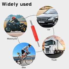 HVAC AC Schrader Valve Core Remover 2 Size Installer Tool for Automotive/Truck