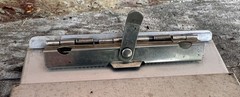 Vintage Metal Aluminum Clipboard Storage Form Holder Flip Top Clip Small