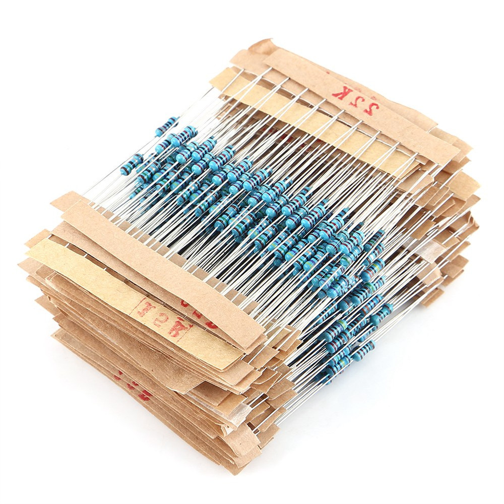 560Pcs 56 Types Metal Film Resistor Electronic Assorted Resistance Component Kit