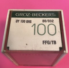 BOX OF 100 GROZ-BECKERT INDUSTRIAL SEWING NEEDLES 130GHS 80/032 -FREE SHIPPING-