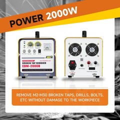 US Stock EDM-2000B Broken Tap Removal Machine with Electrode Set D Taps Remover