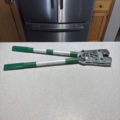 GREENLEE K09-2SPGL 8 to 4/0 AWG Copper Full Cycle Mechanism Crimping Tool USA