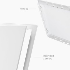 White 12×12 Inch ABS Plastic Square Wall Ceiling Drywall Access Panel Door