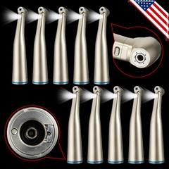 USA Dental 1:1 Fiber Optic LED Contra Angle Handpiece for NSK Electric Motor