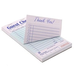 Royal AmerCare Green Guest Check Paper Receipt Book, Carbonless