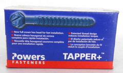 100 Qty 3/16 x 1-1/4 Flat Head Phillips Concrete Screws with DRILL BIT