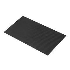 Carbon Fiber Sheet 250×100×0.5mm Matte Surface Twill Weave Panel Sheet