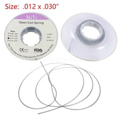 Orthodontic Dental Braces Niti Open Coil Spring Dia.012 Inch/.030 Inch 914mm dk