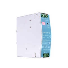 MEAN WELL EDR-120-24 Single Output DIN Rail CNC Power Supply 120W 24VDC 5A