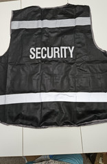 TCCFCCT Black Safety Vest for Men, Women High Visibility Reflective S2XL, New