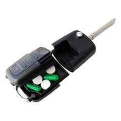 Fake Car Key Storage Box Hide 6.98 x 3.37 x 2.74 inches, As picture shows