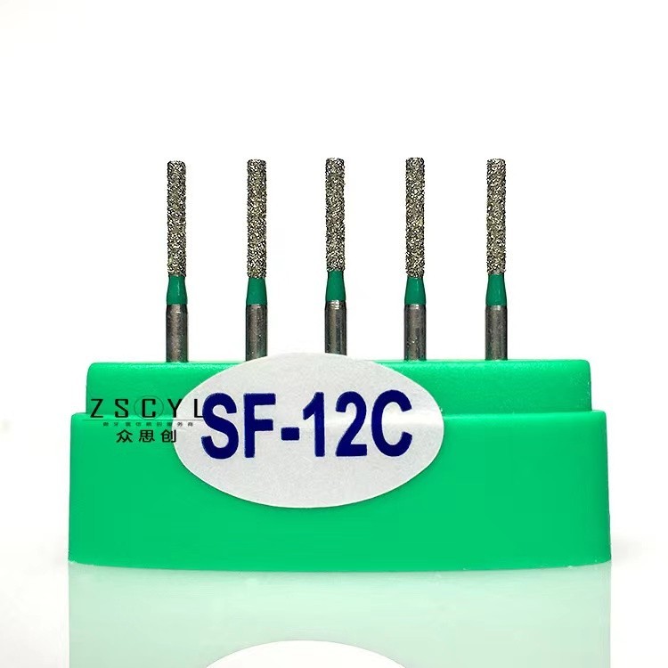 100pcs Dental Diamond burs FG SF-12C (5pcs/box ,20boxes)