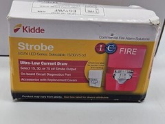 Kidde Speaker Strobe EG4SV LED Series Select 15, 30, 75 Or 110 Cd Strobe EG4SVRF