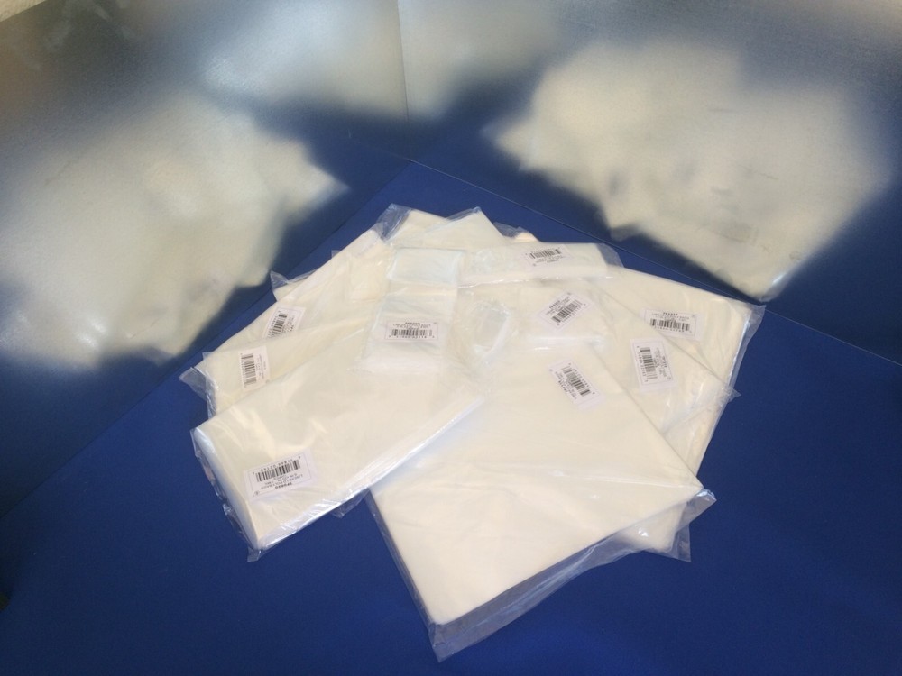 2×3 to 6 X 24 1 Mil Elkay Plastic Lay Flat Clear Open Top End Poly Bags