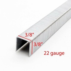 (20,000) 7110 22 Ga Staples 3/8″ x 3/8″ Upholstery Staples 71/10 Galvanized Bulk